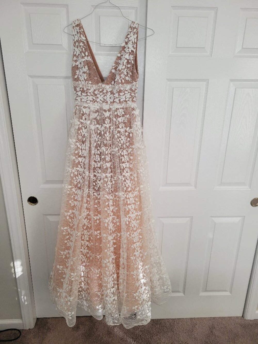 Bronx and Banco Megan Blanc Maxi Dress in White Size Small